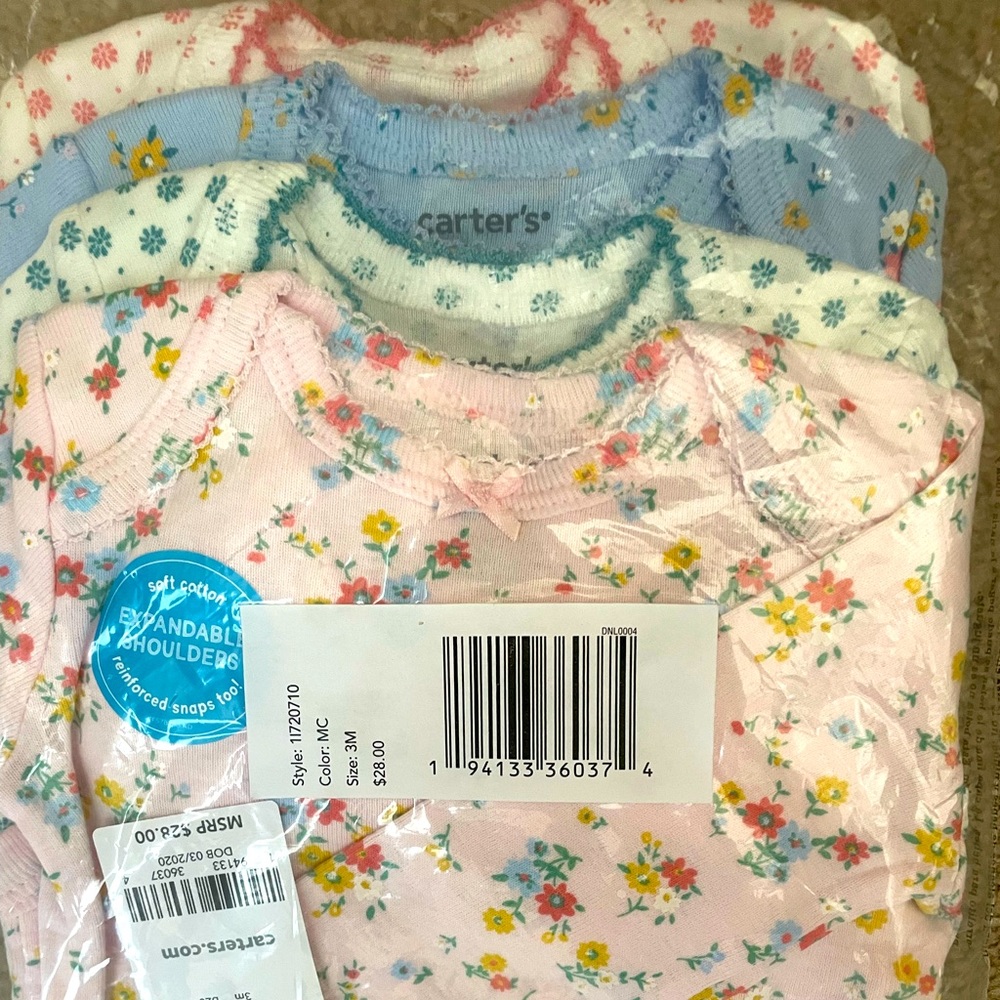 Carter’s Baby girl bodysuits